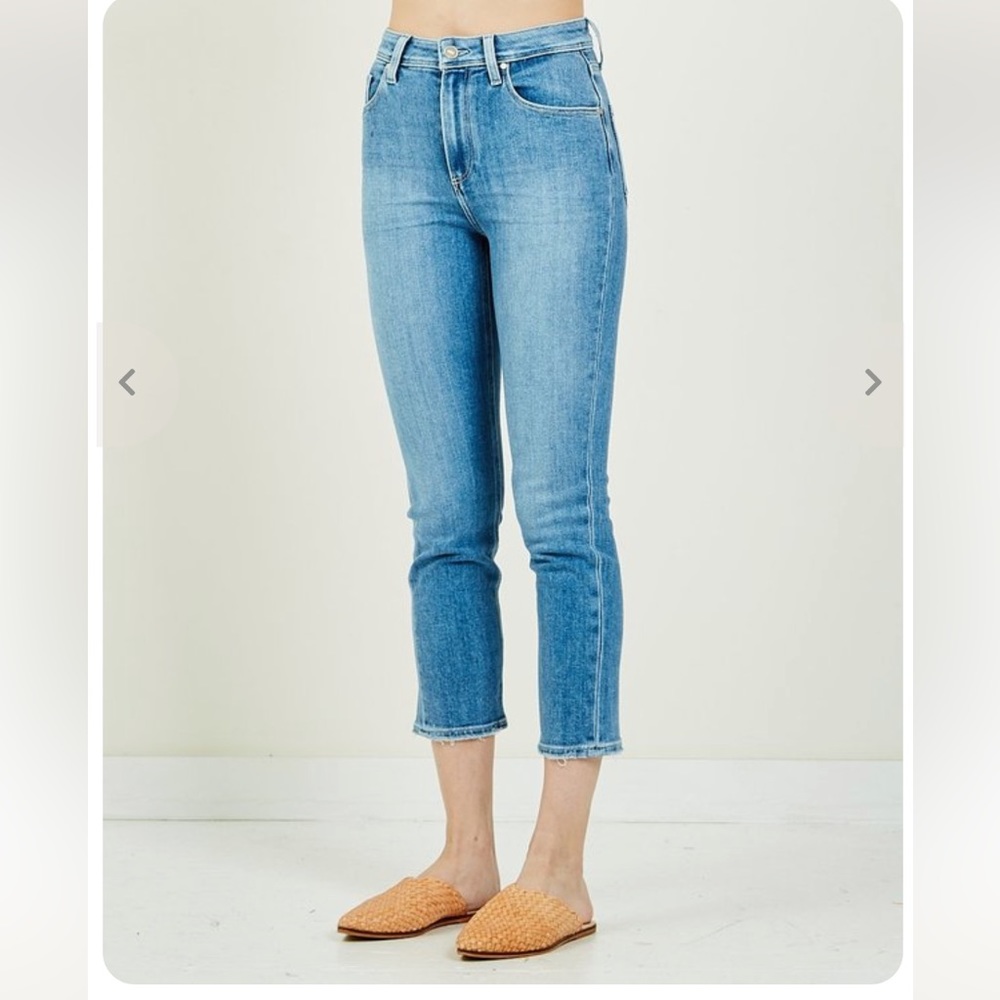 Paige Sarah Slim Crop Jean